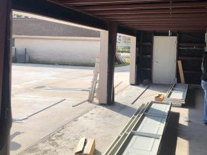 aluminum garage door installation (2)