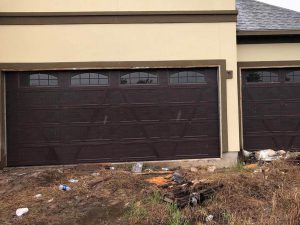 brown wooden garage door installation (4)