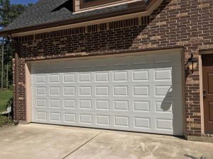 garage door painting service - before