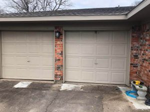 garage-doors-to-1-conversion-Before houston