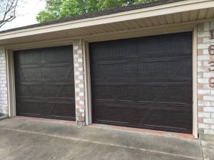 two wooden garage doors (3)
